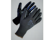 ARBEIDSHANSKE STR. 10 NYLON - BULLDOG HALVDYPPET NITRIL