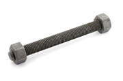 STUDBOLT 1/2-UNCx75 ASTM A193 B7 C/W 2 NUTS A194 2H HDG