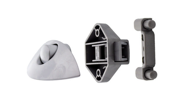 SMEKKLÅS HÅNDTAK SKÅLGREP CC32+KNOTT Ø16 MATT KROM